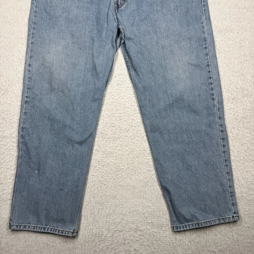 Levi's 550 Relaxed Fit Jeans Straight Blue Denim Pants Men's Size 40x30‎